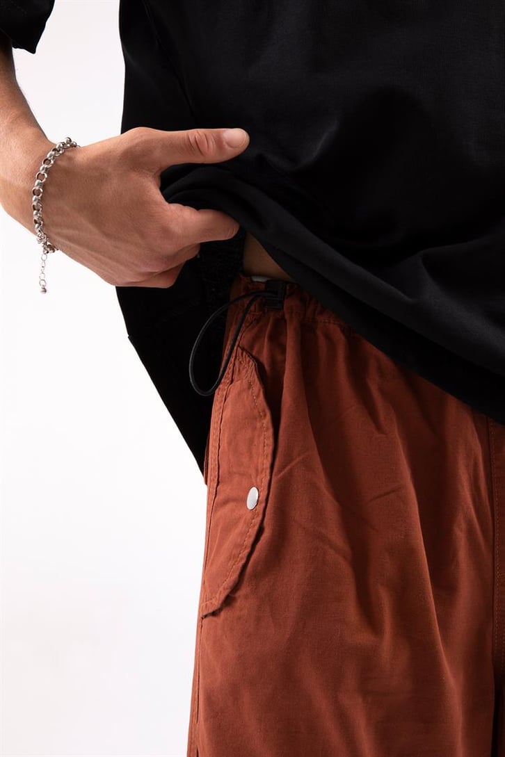 Bel - Paça Lastikli Paraşüt Pantolon