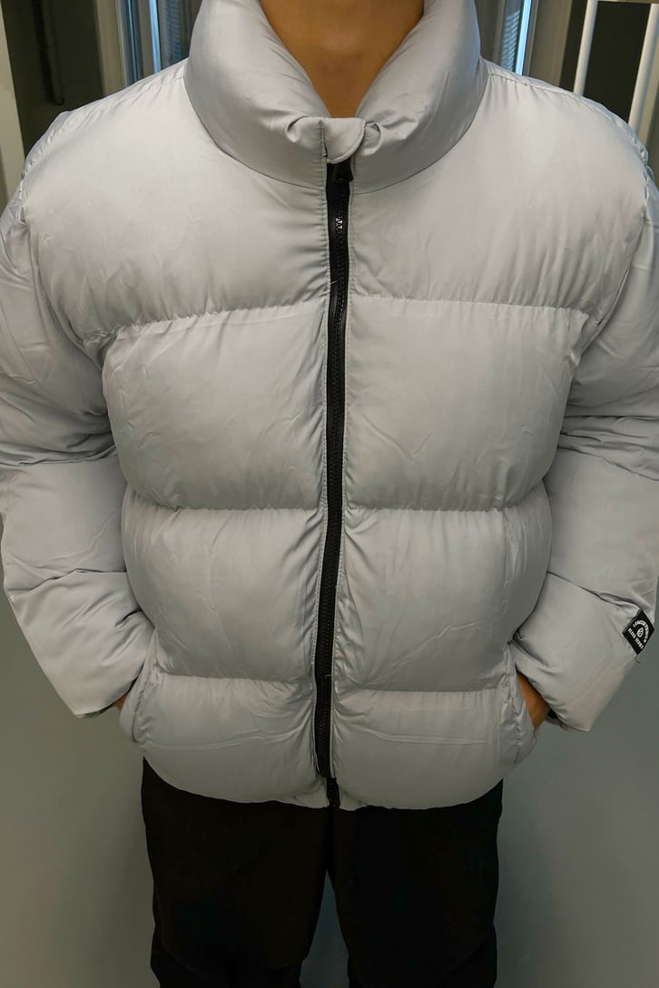 Beli Lastikli Basic Şişme Mont