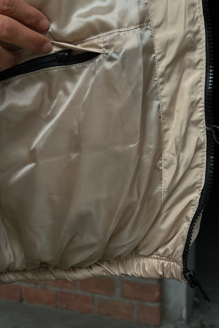 Beli Lastikli Basic Şişme Mont