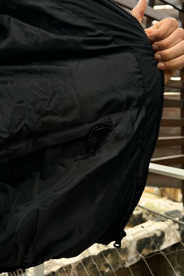 Beli Lastikli Basic Şişme Mont