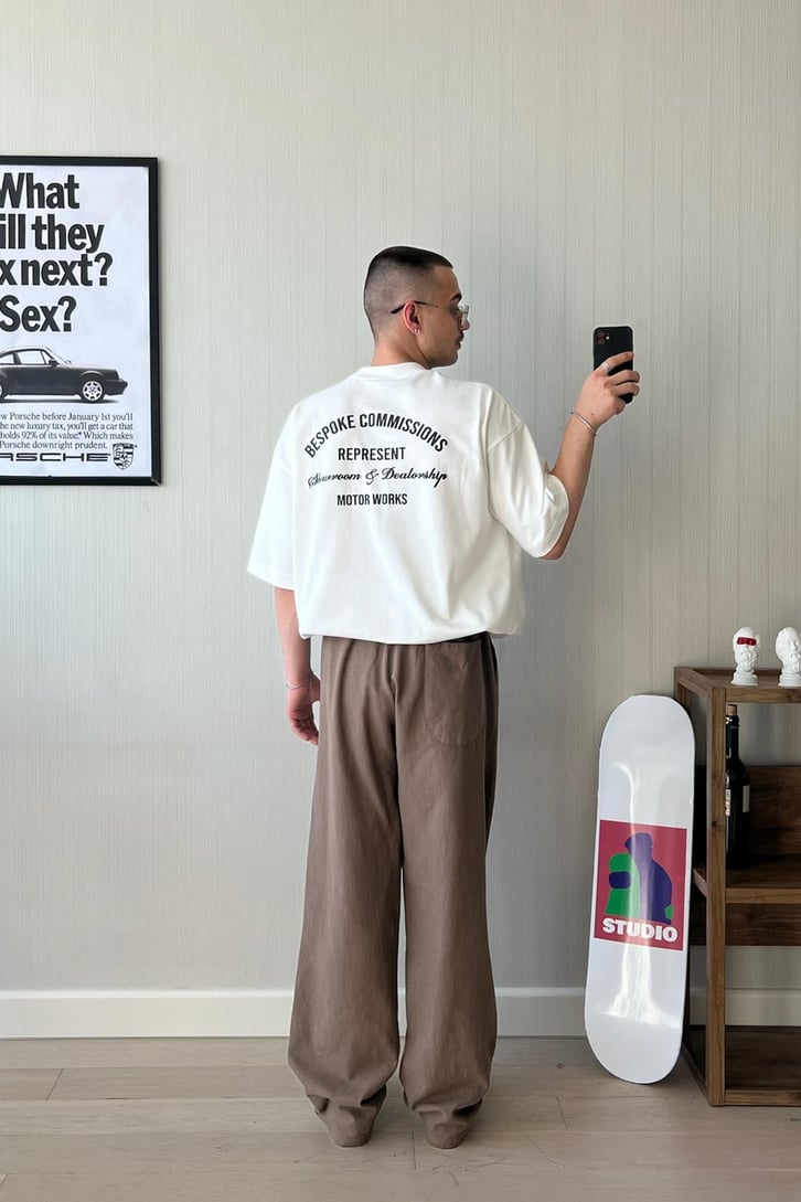Bespoke Baskılı Oversize Tişört
