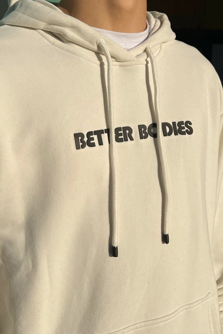 Better Bodies Krem Oversize Hoodie
