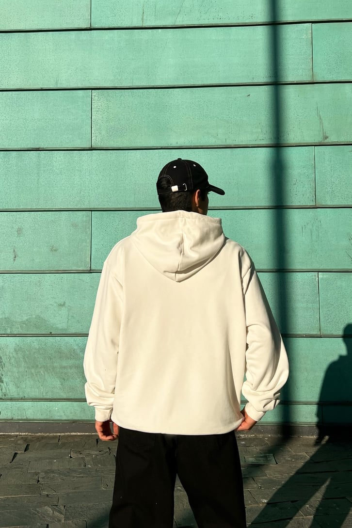 Better Bodies Krem Oversize Hoodie