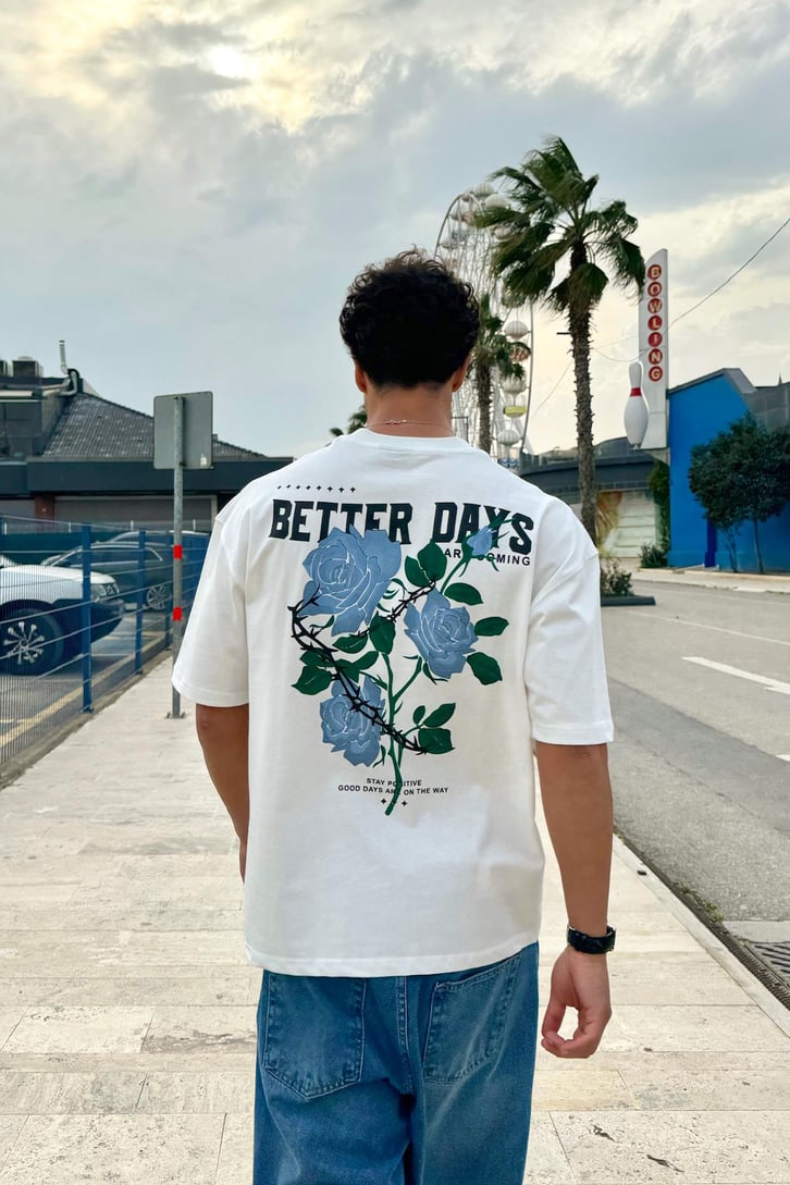 Better Days Baskılı Tişört