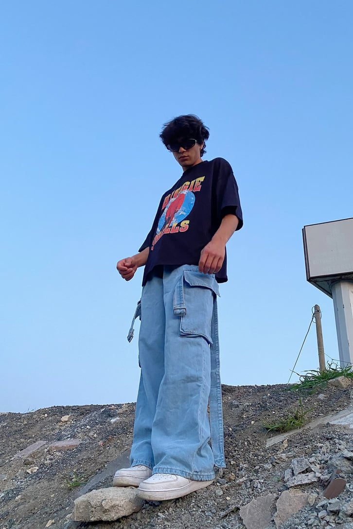 Biggie Smalls Siyah Oversize Tshirt