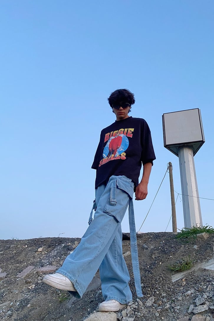 Biggie Smalls Siyah Oversize Tshirt