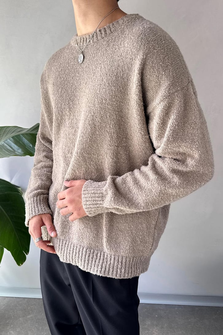 Bisiklet Yaka Basic Kazak