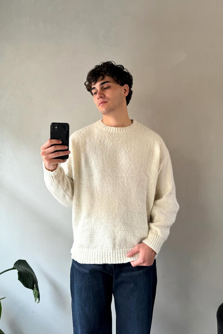 Bisiklet Yaka Basic Kazak