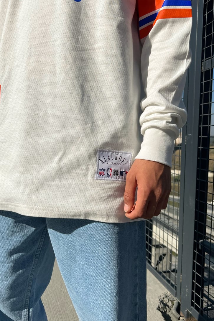 Black 99 Baskılı Beyaz Oversize Sweatshirt