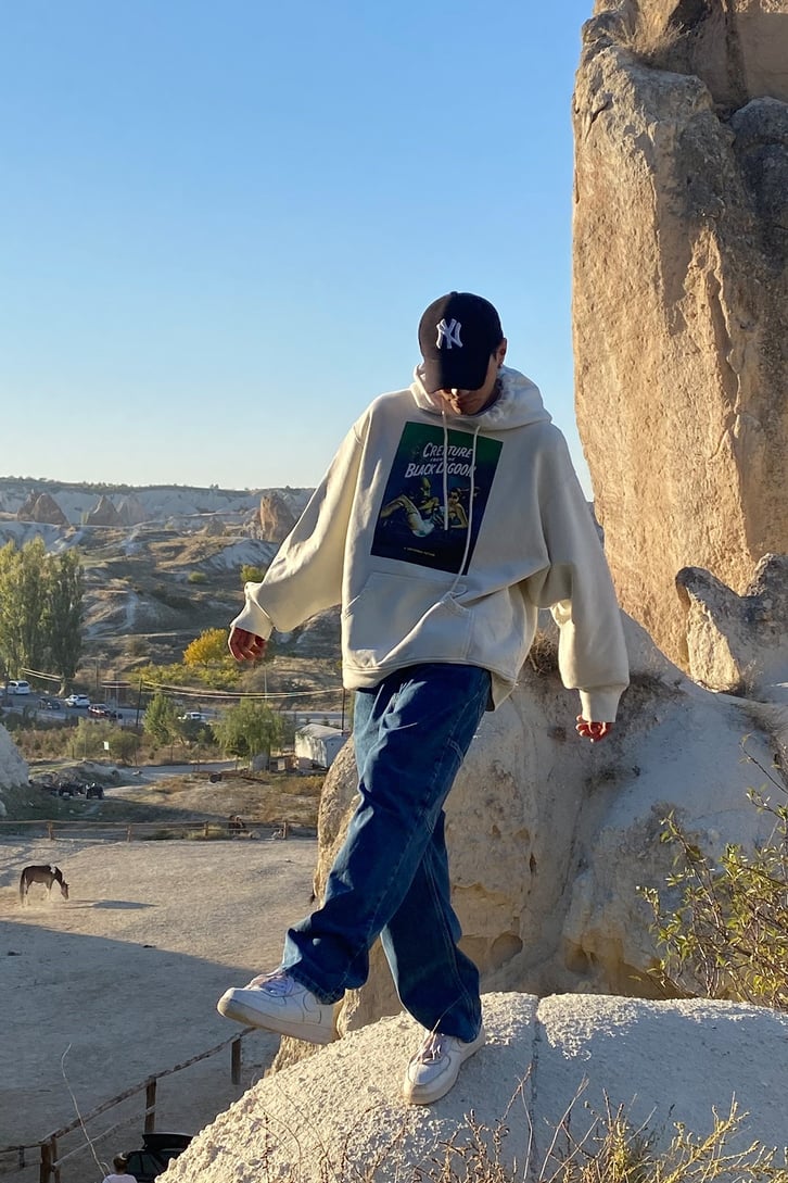 BLACK LAGOON BASKILI OVERSIZE HOODIE