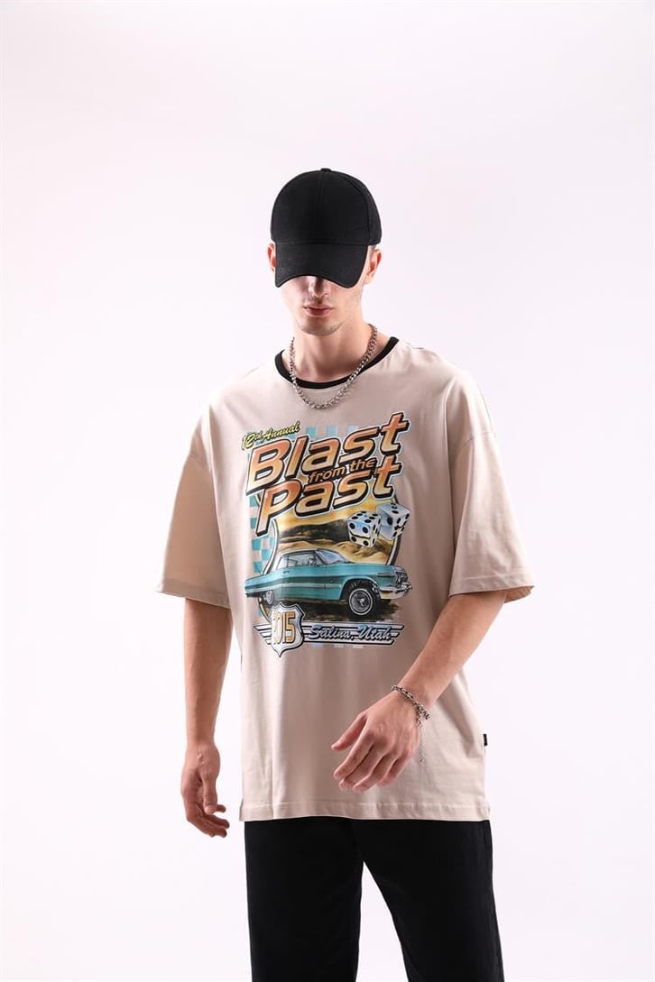 Blast Past Baskılı Tshirt