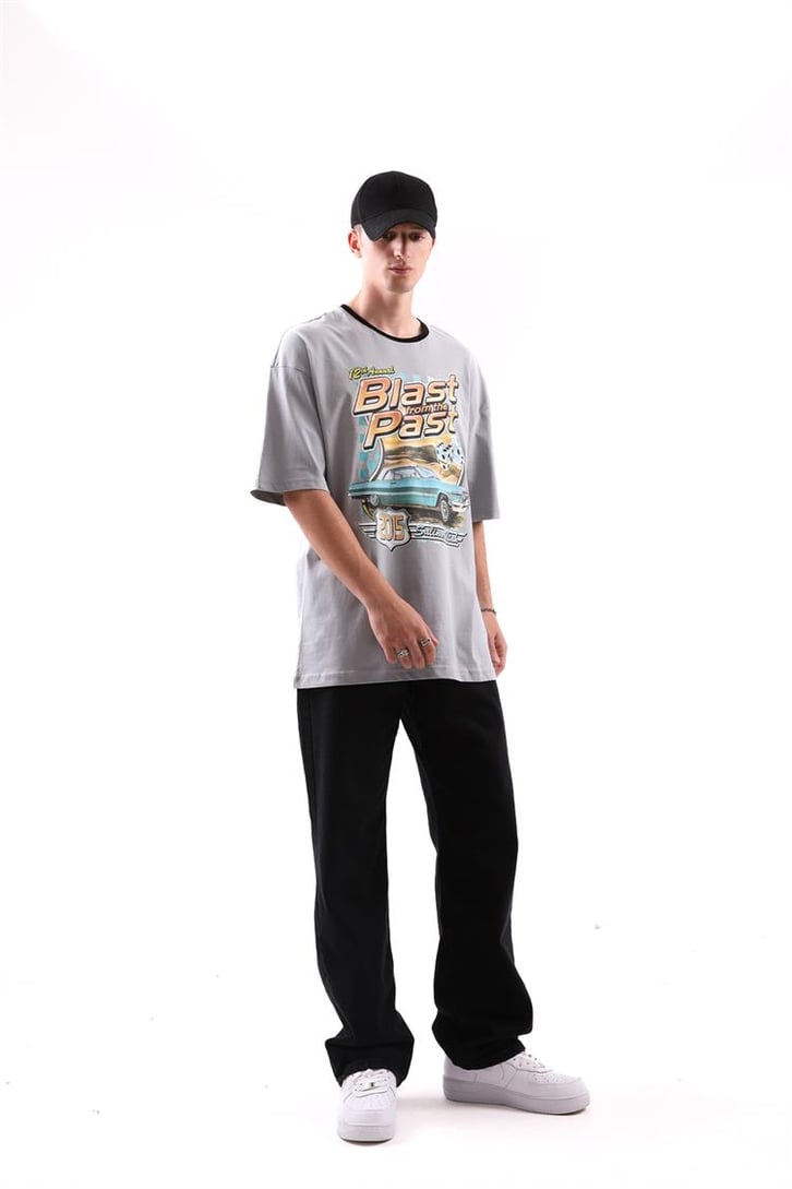 Blast Past Baskılı Tshirt