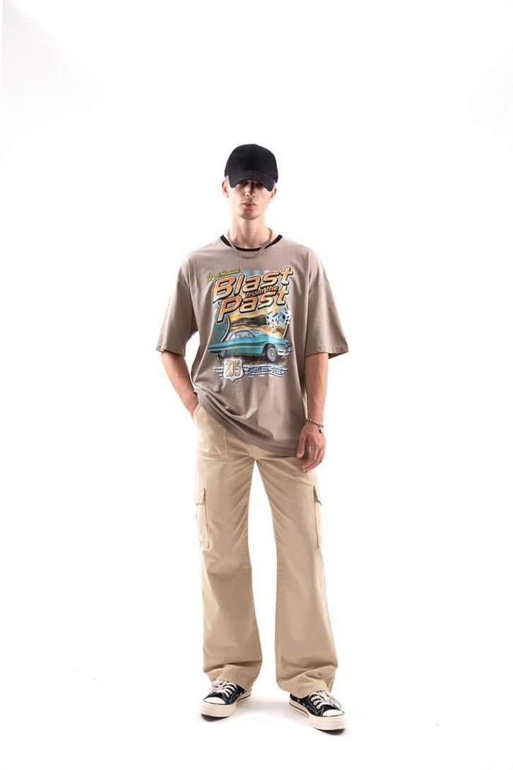 Blast Past Baskılı Tshirt