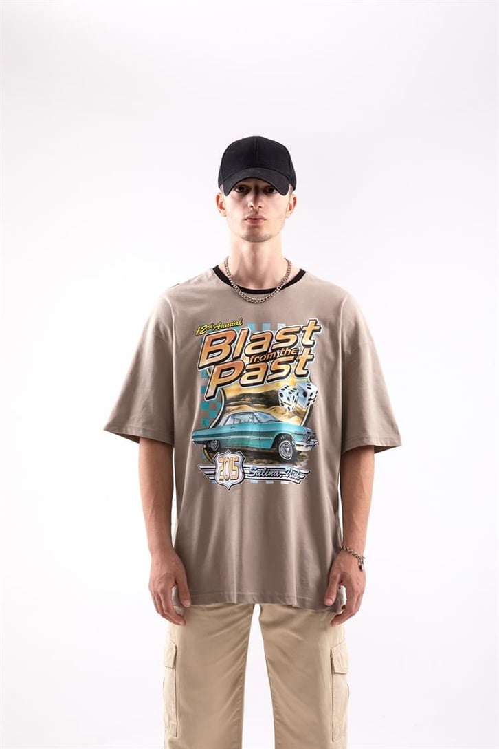 Blast Past Baskılı Tshirt