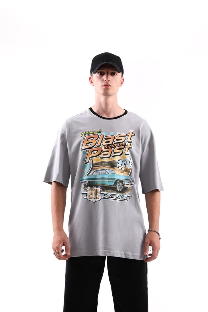 Blast Past Baskılı Tshirt