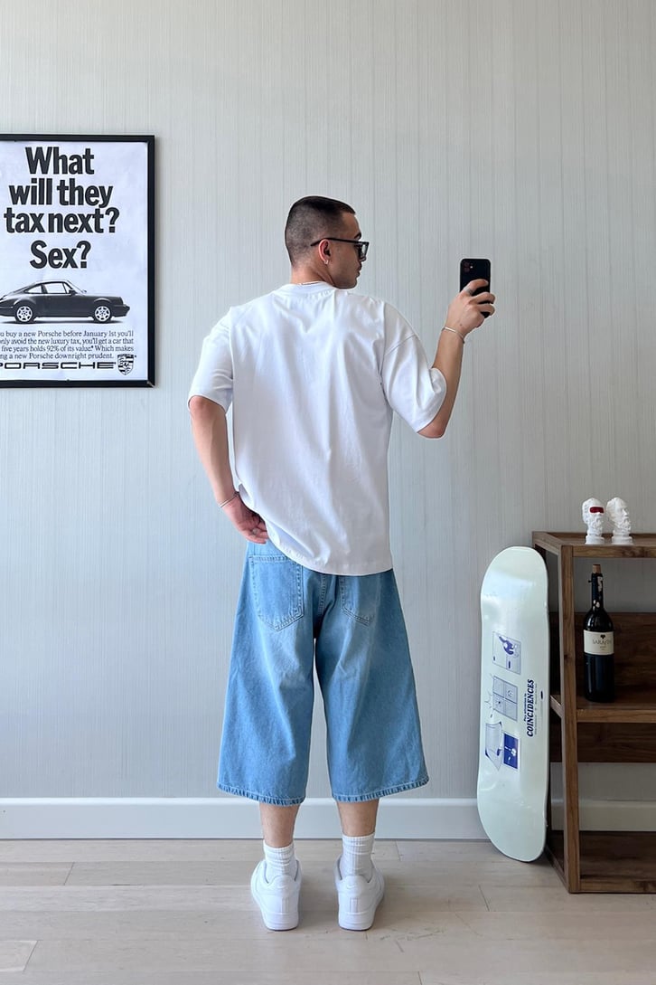 Bloody Snake Nakışlı Oversize Tişört
