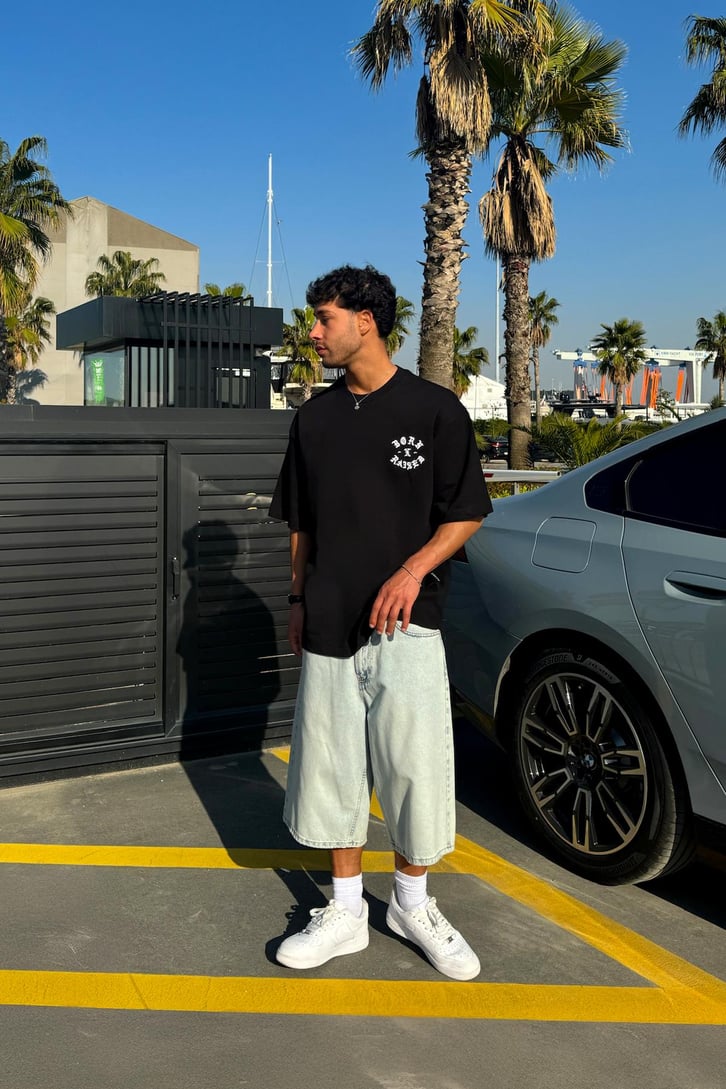 Born X Raised Nakışlı Tişört