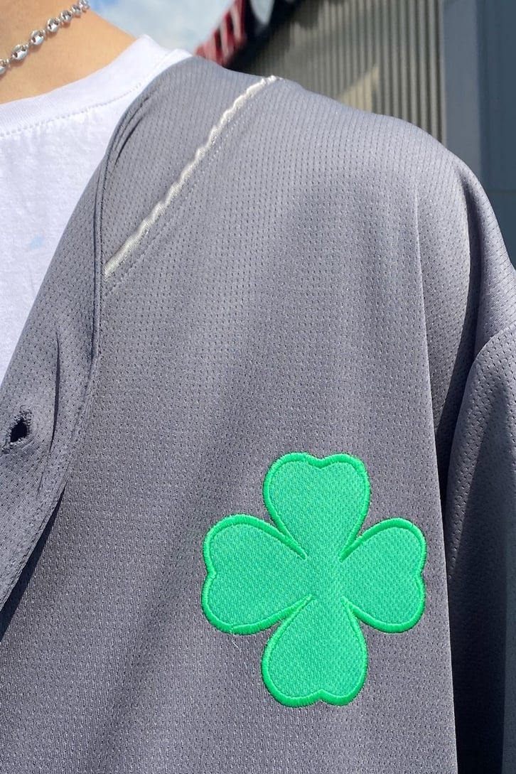 Boston Clover Beyaz Oversize Forma