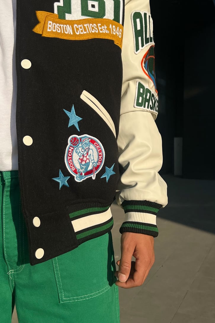 Boston Patch Detay  Premium Kolej Ceket