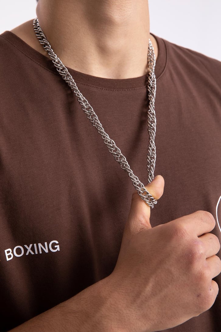 Boxing Club Baskılı Oversize Tshirt
