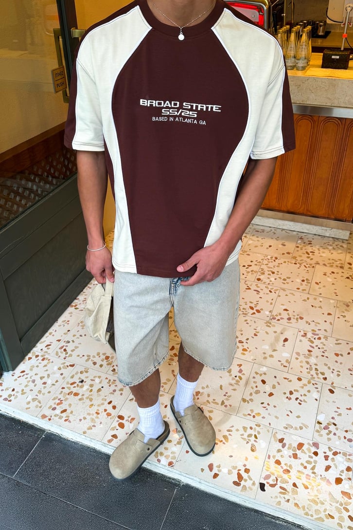 Broad State Nakışlı Tişört