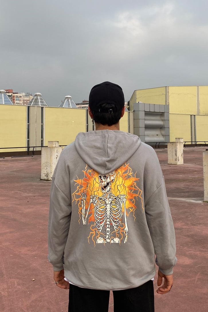 BURN OF SINNERS BASKILI OVERSIZE HOODIE