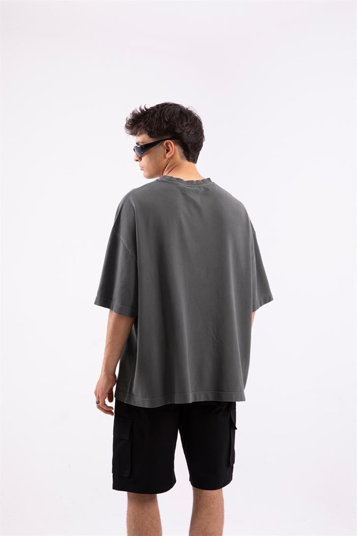 Butterfly Designed Baskılı Oversize Tshirt