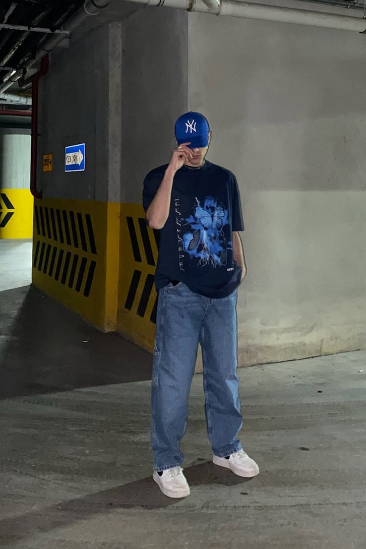Butterfly Effect Front Printed Oversize Tee