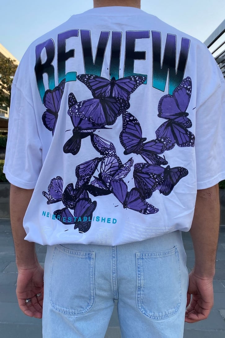Butterfly Oversize Printed Tee