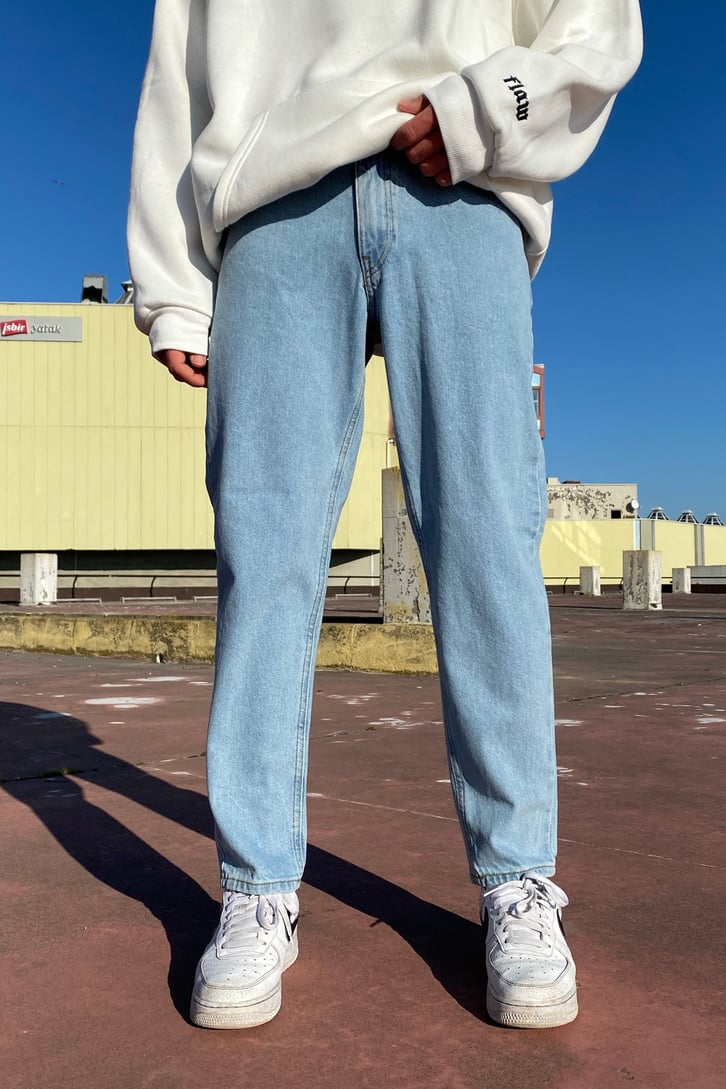 Buz Mavi Premium Mom Jean