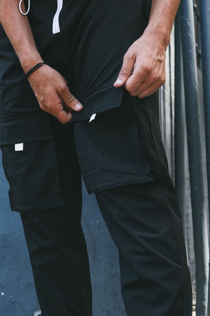 Cargo Pocket Lastikli Tulum