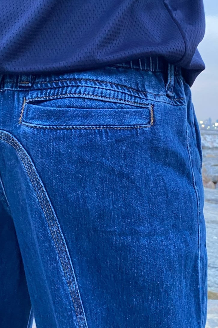 Cargo Pocket Navy Blue Skate Pants