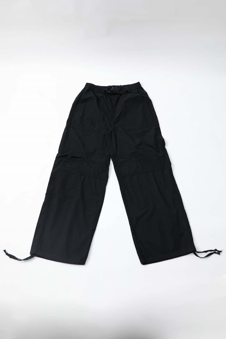 Cargo Pocket Siyah Pantolon