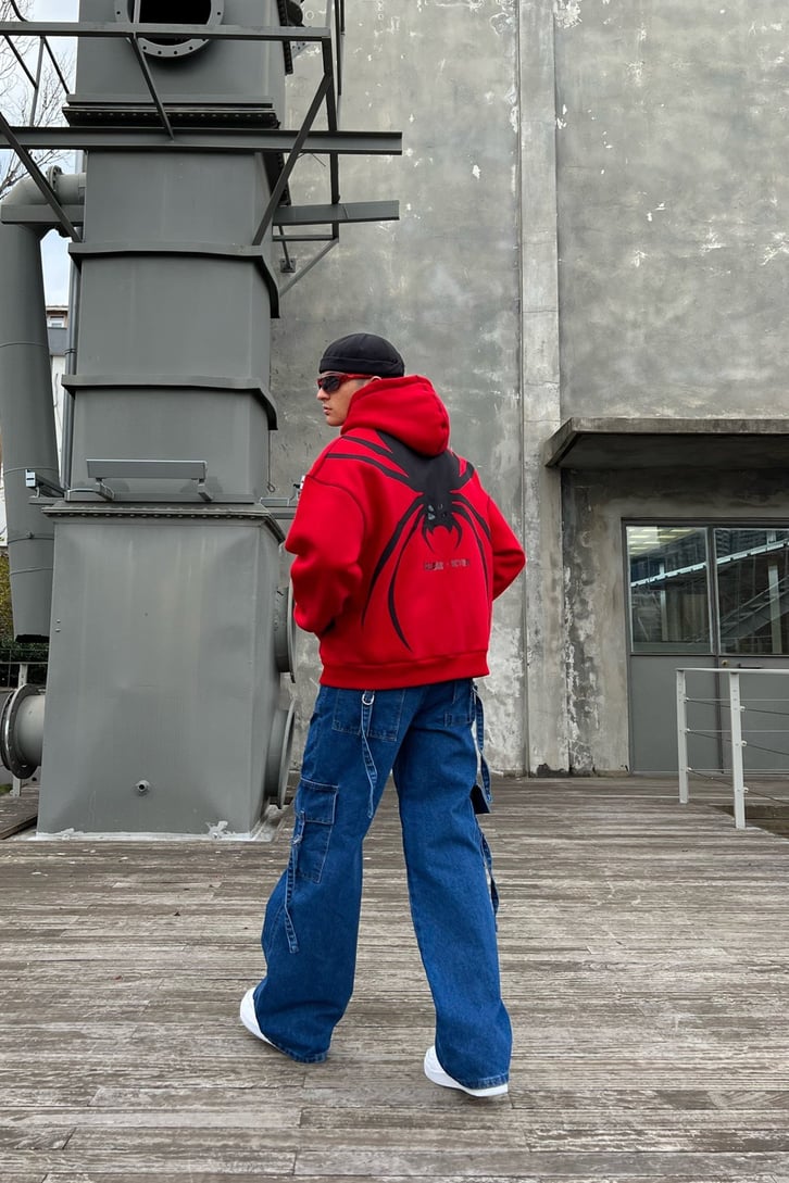 Cep Detaylı Baggy Jean