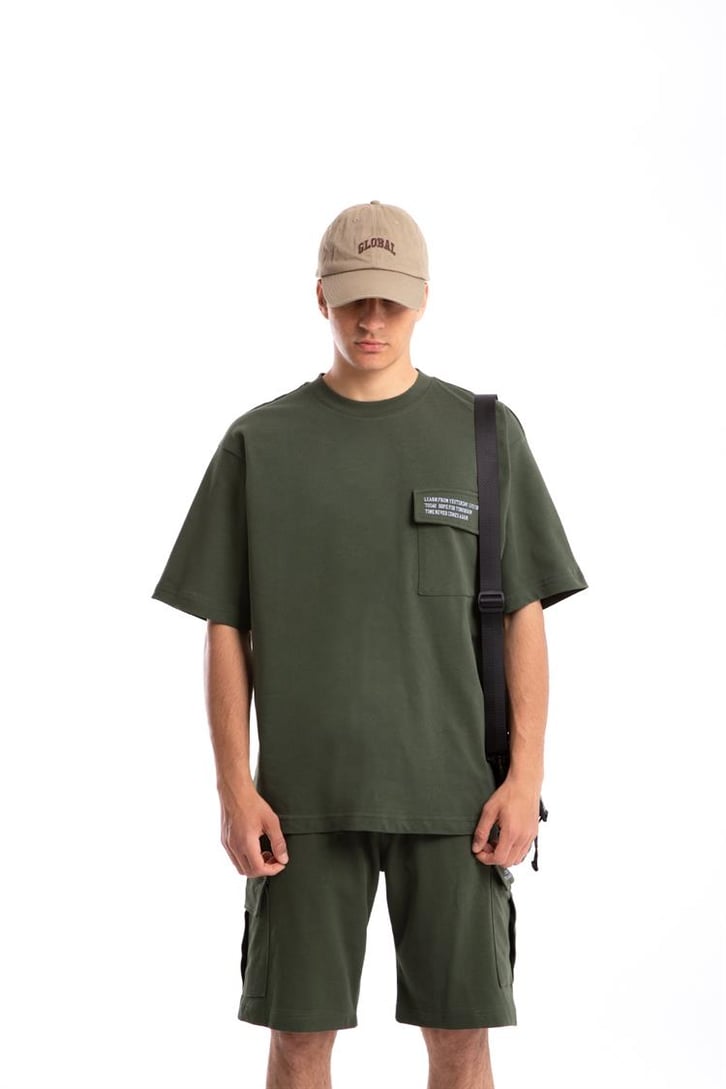 Cep Detaylı  Oversize Takım