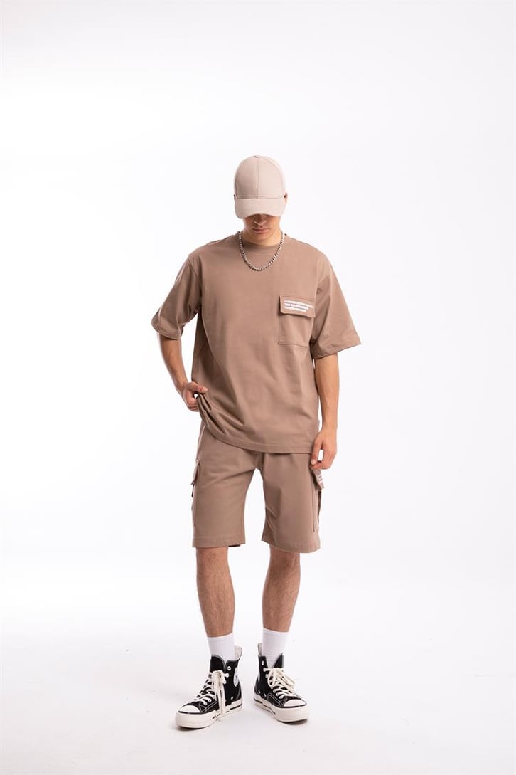Cep Detaylı  Oversize Takım