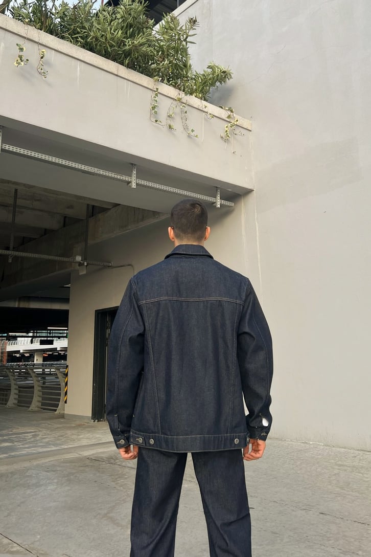 Cepli Basic Lacivert Kot Ceket