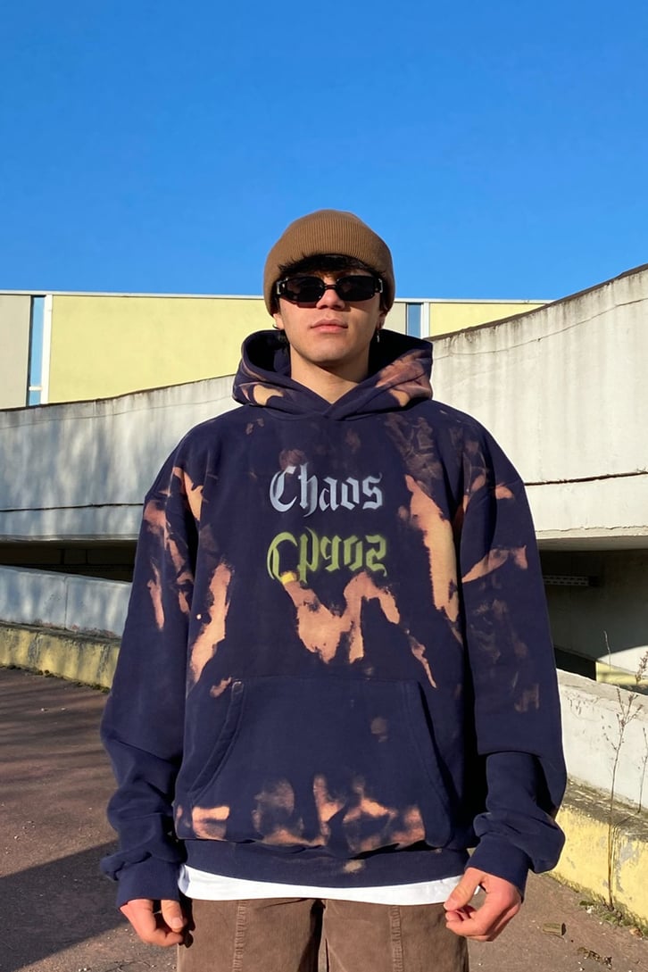 Chaos in Chaos Oversize Tie-Dye Premium Hoodie