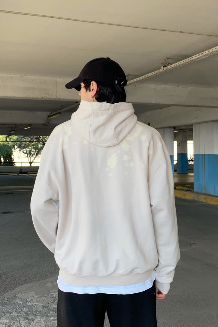 Chaos Tie-Dye Oversize Printed Hoodie