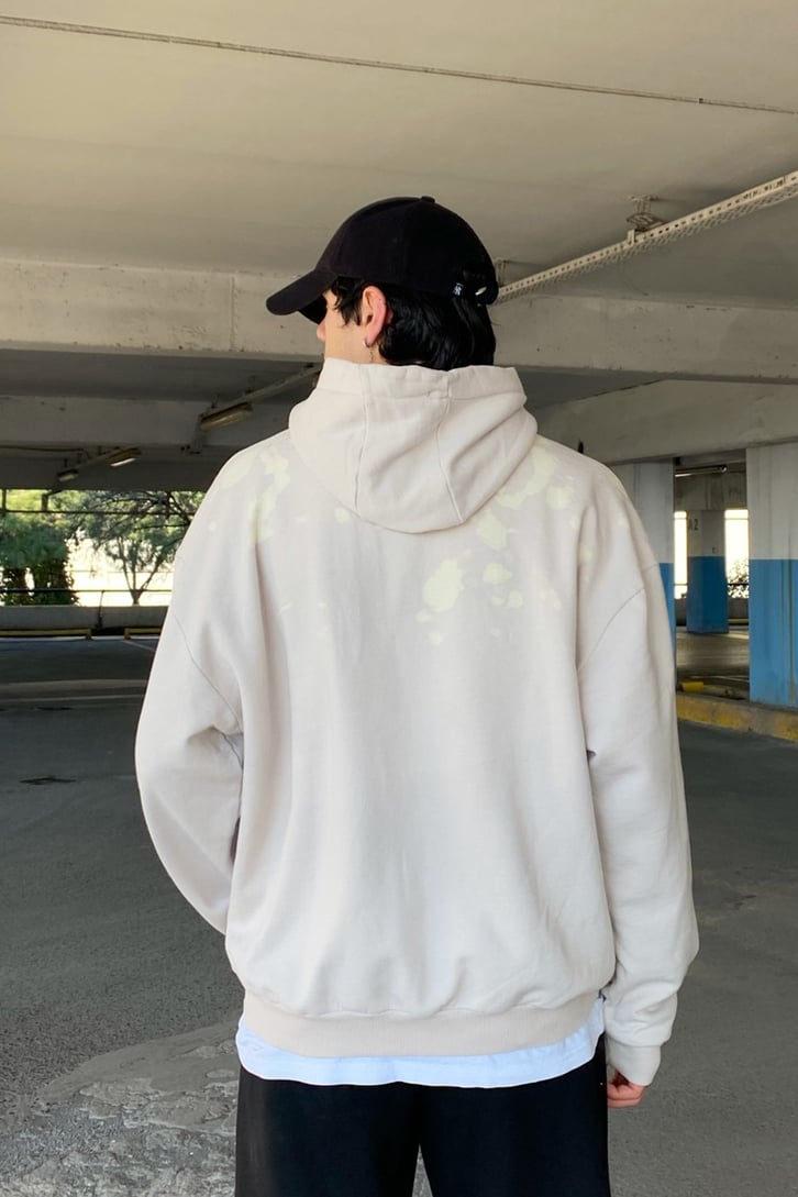 Chaos Tie-Dye Oversize Printed Hoodie