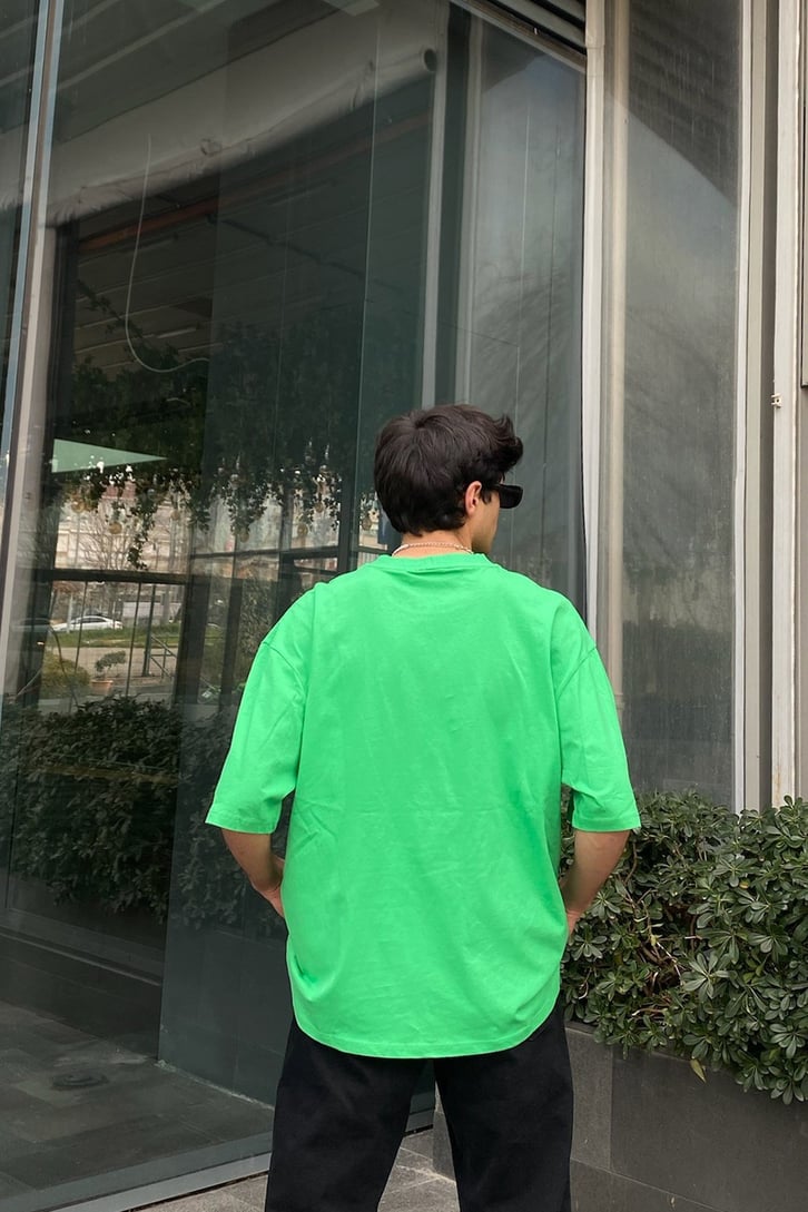 Chest Logo Oversize Basic Tee