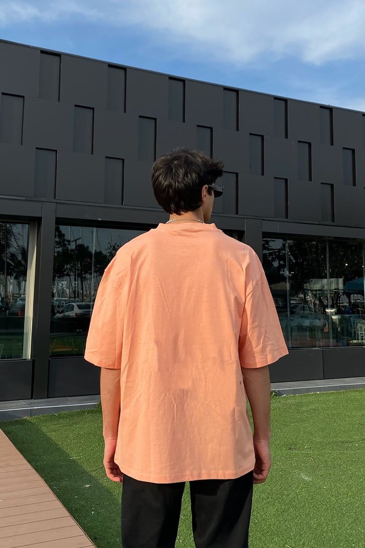 Chest Logo Oversize Basic Tee