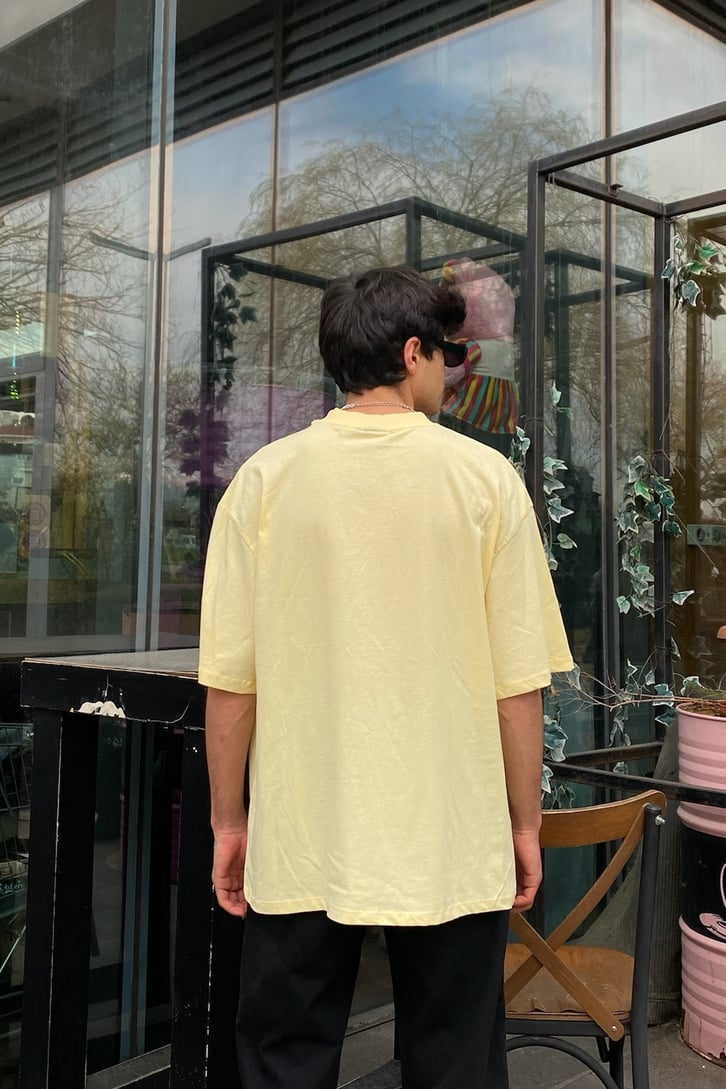 Chest Logo Oversize Basic Tee
