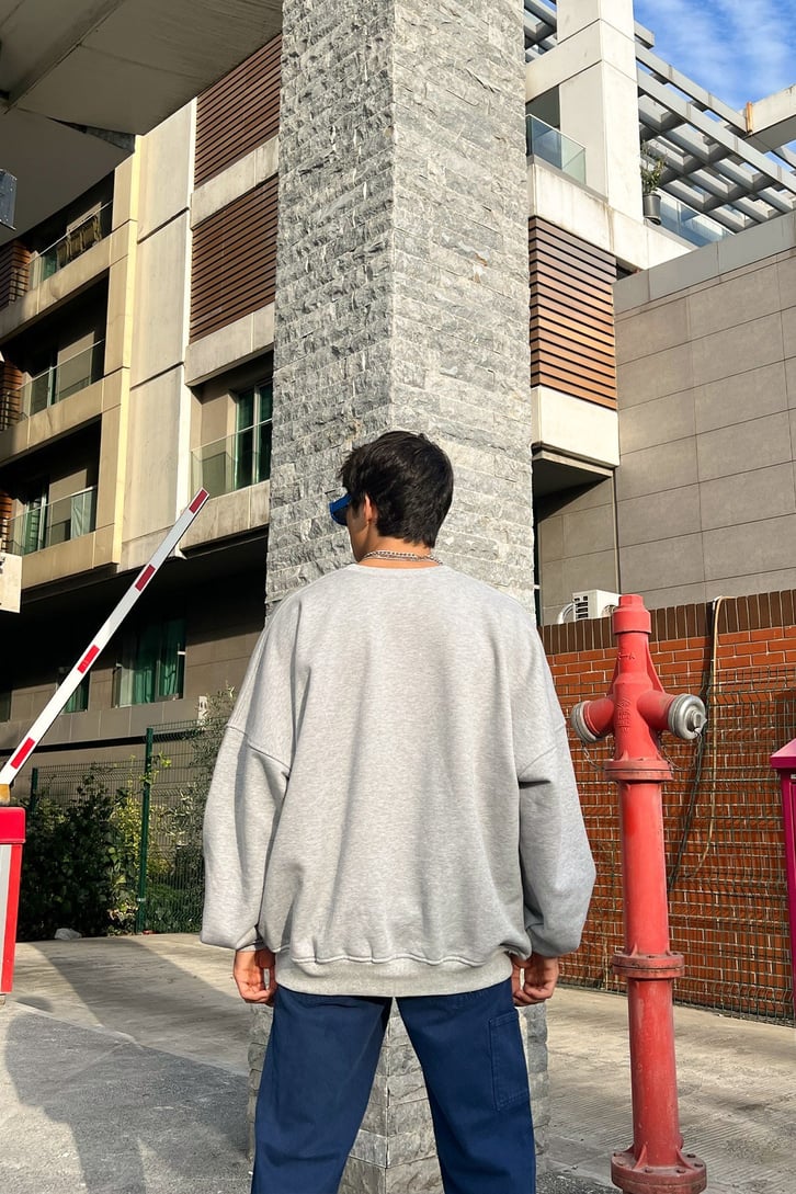 Chicago Baskılı Sweatshirt