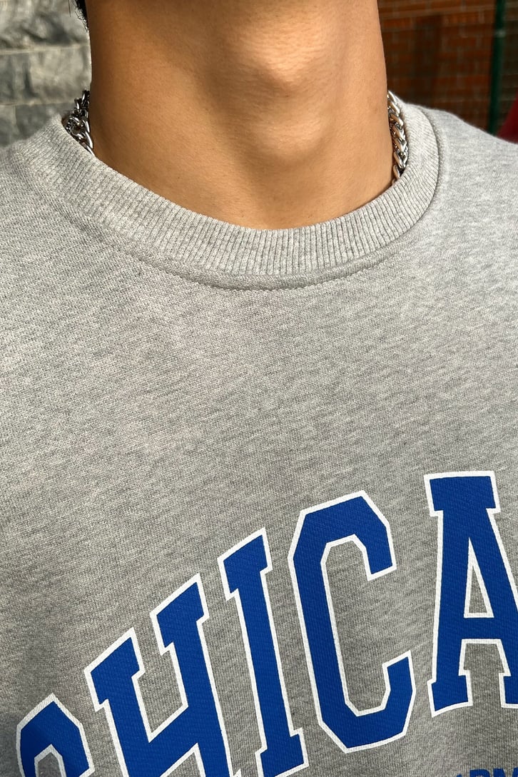 Chicago Baskılı Sweatshirt