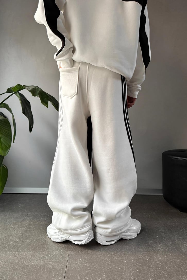 Çift Renkli Baggy Eşofman Altı