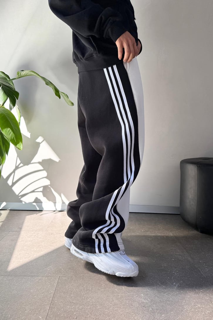 Çift Renkli Baggy Eşofman Altı