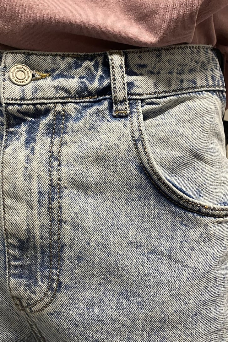 Çift Renkli Urban Baggy Jean