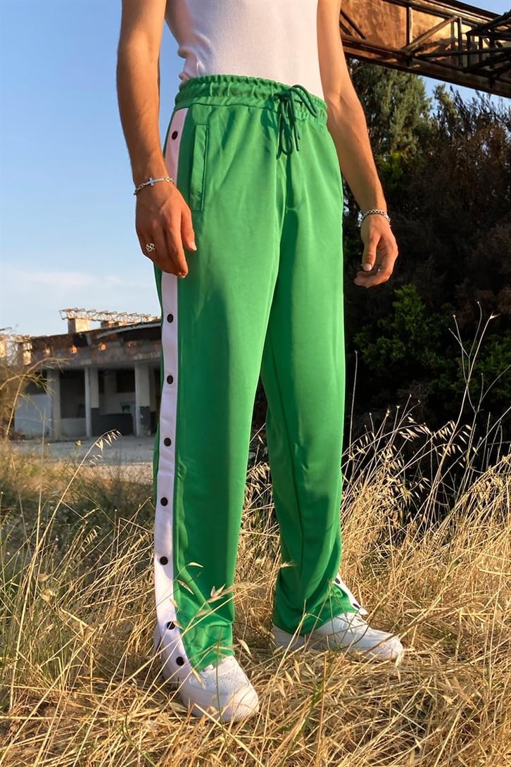 Çıtçıt Detaylı Yeşil Eşofman