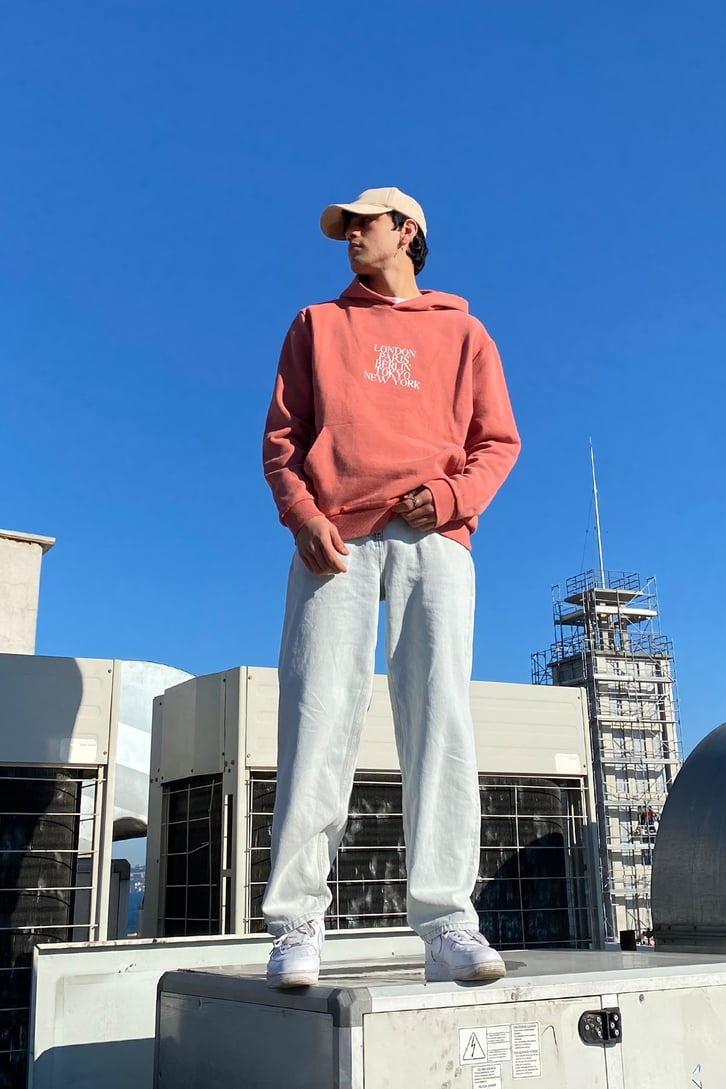 Citys of World Printed Regular Fit Hoodie